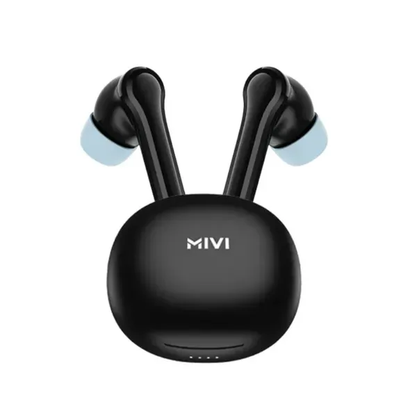 Mivi Duopods N4 True Wireless TWS Earbuds, Upto 50 Hours of playtime, 13mm driver, Dual Connection, Voice Assistance, Bluetooth v5.3, AI ENC